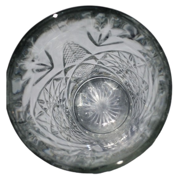 Vintage Libbey Hobstar Highball Tumbler Clear Glass 16oz - Picture 3 of 12